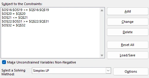 Excel Solver