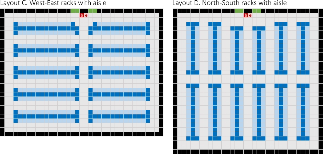 Warehouse Layout C and D